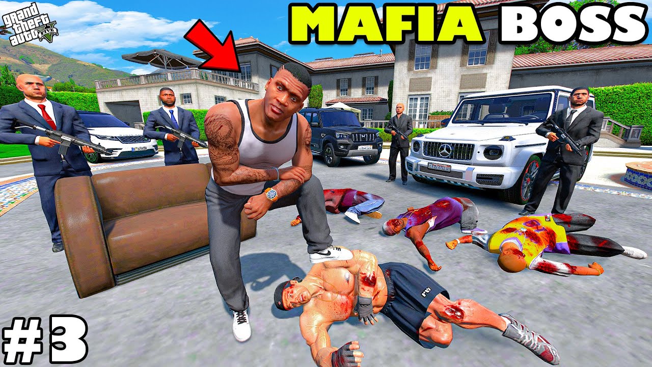 Franklin Becomes the Most DANGEROUS MAFIA BOSS in GTA 5! 🔥👑 | SHINCHAN and CHOP