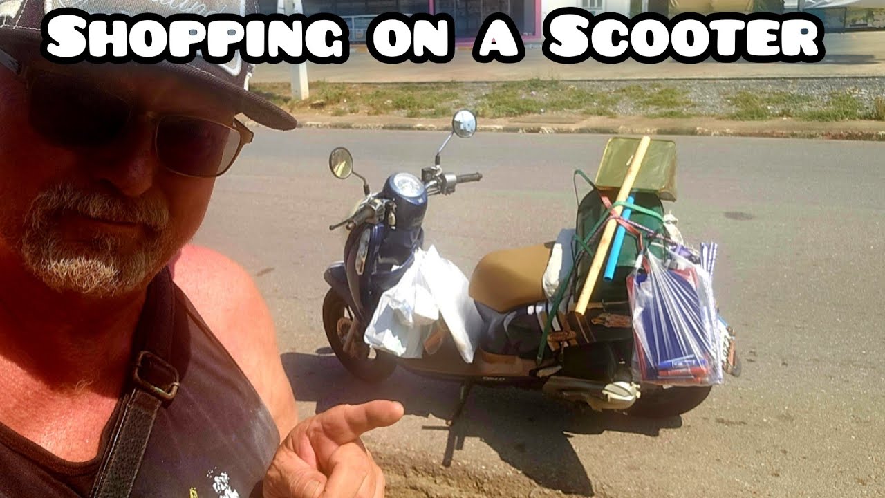 Шоппинг в Таиланде на скутере! #hondascoopy #expatlife