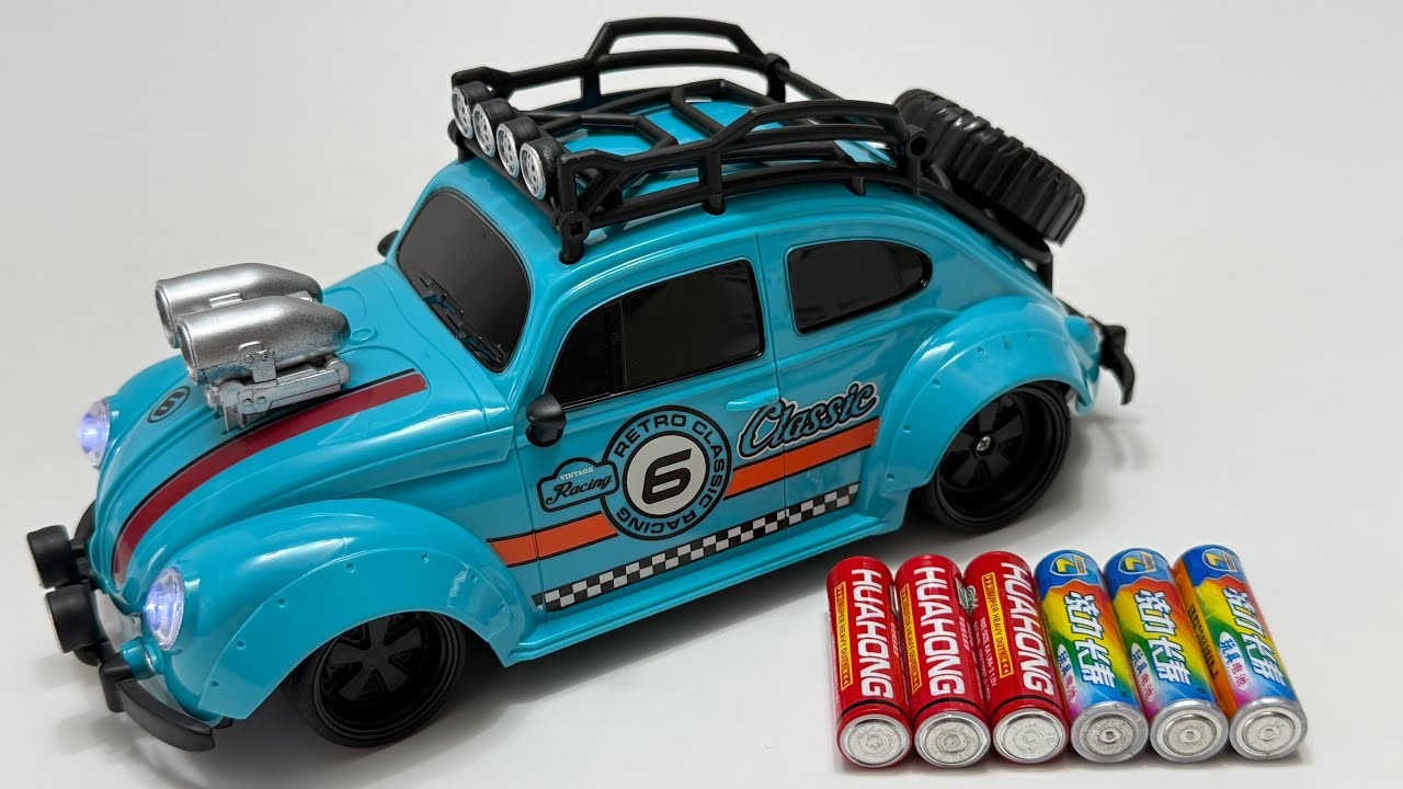 Unboxing Electric Deformation Police Car, Electric Escape Pig, Retro RC Sports Car, RC City Bus