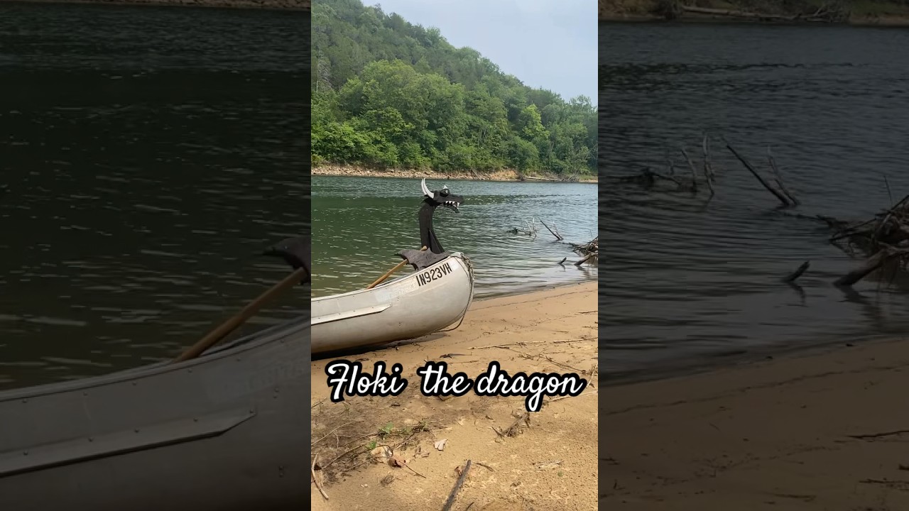 Canoe Arkansas exploration of the White River #Dragon