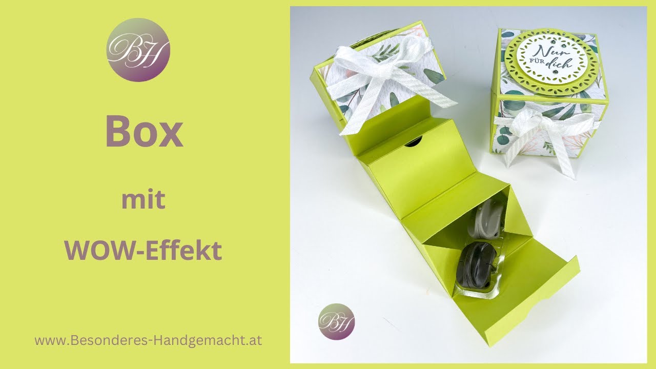 Box mit WOW Effekt / Rollbox / Schritt für Schritt Anleitung / Fortgeschritten / DIY / Stampin' Up!