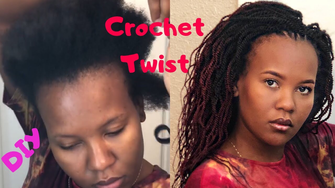 Crochet Twist - DIY Demo Wavy Feathered Twist 16” Ombre