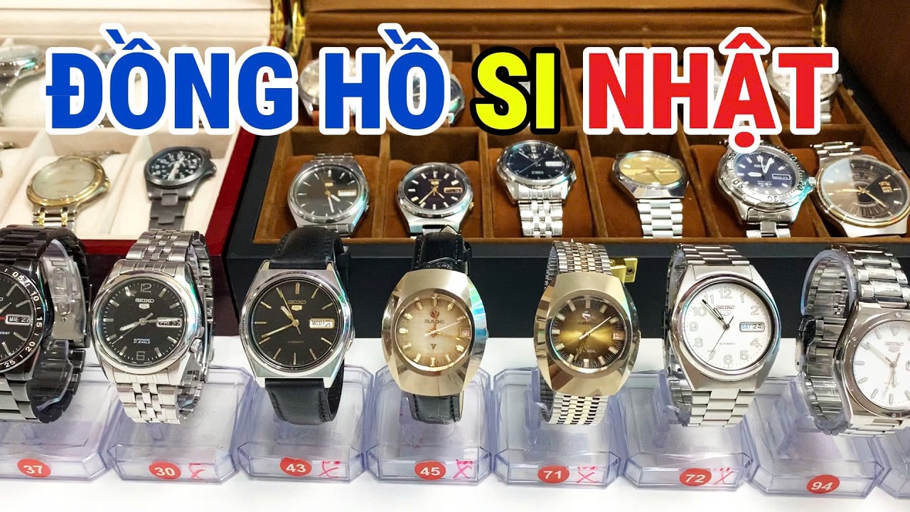 🎁𝐋𝐢𝐯𝐞𝐬𝐭𝐫𝐞𝐚𝐦 𝐒𝐞𝐢𝐤𝐨 & 𝐎𝐫𝐢𝐞𝐧𝐭 Cơ + Pin Giá Tốt Lô 08-03 Đồng Hồ Nhật Bản
