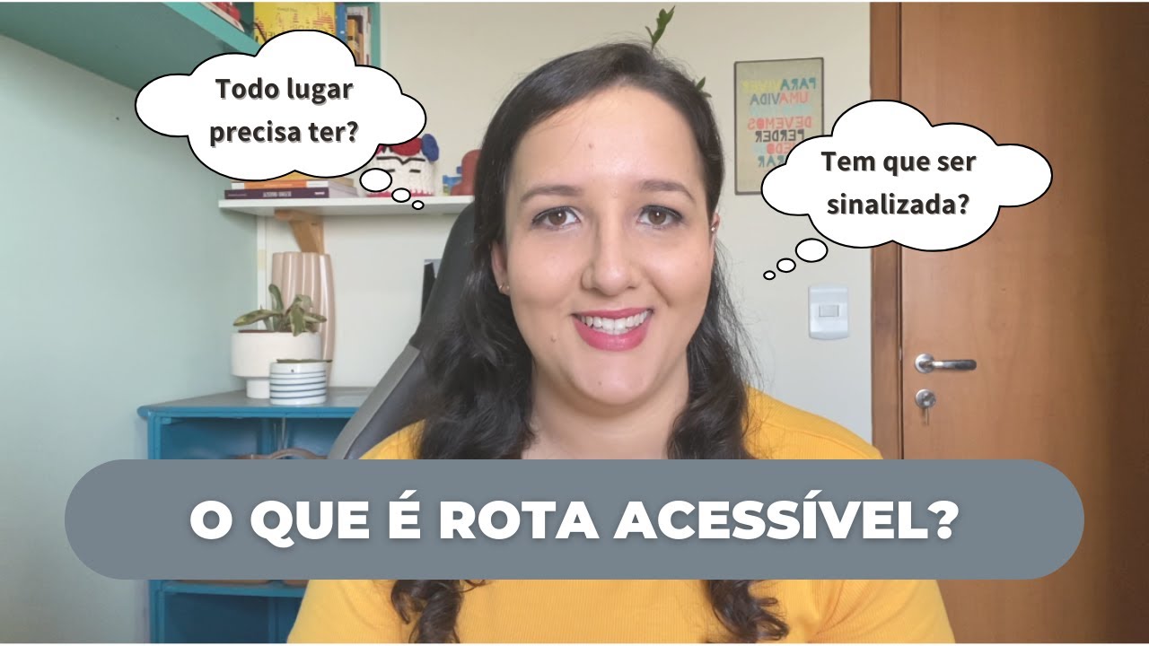 O que é ROTA ACESSÍVEL e quais são seus requisitos de acordo com a NBR 9050