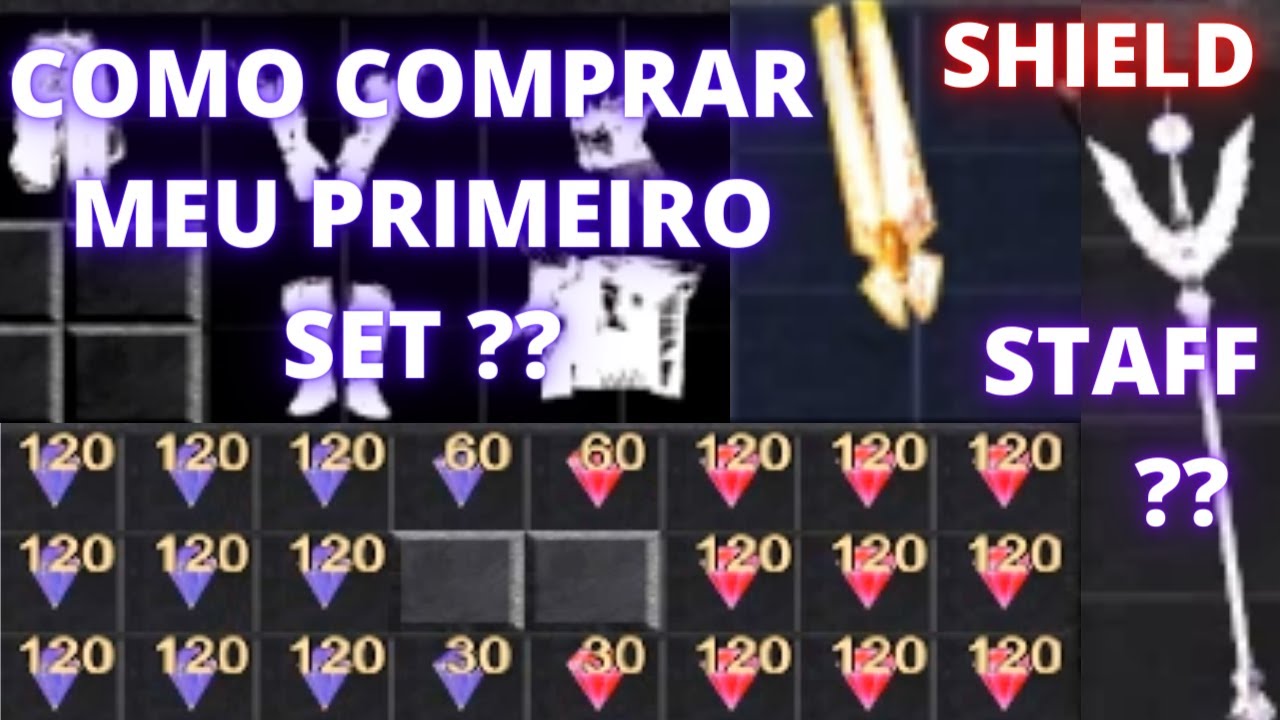 iniciando do zero no mu c.a brasil #15 Comprando o primeiro Set Excelente +Escudo+Staff/Lojas sala 3