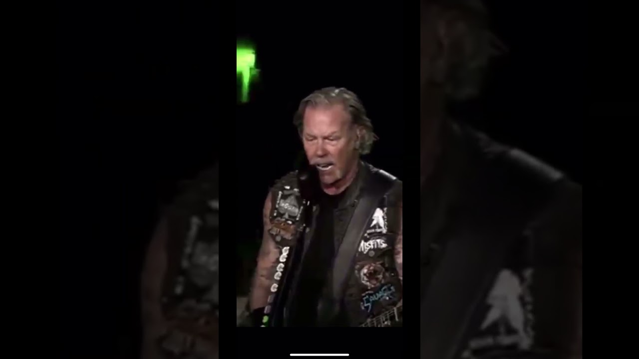 Se queda SIN palabras al escuchar al p&uacute;blico cantar Master of Puppets | James Hetfield (Metallica)