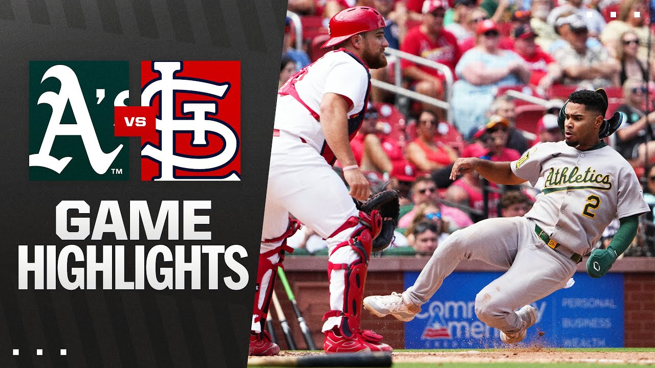 A's vs. Cardinals Game Highlights (9/1/25) | MLB Highlights