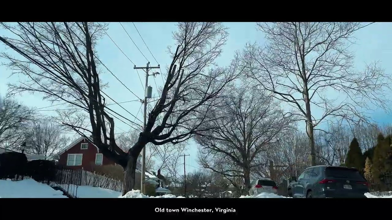 Driving around Virginia | old town Winchester Virginia drive tour 