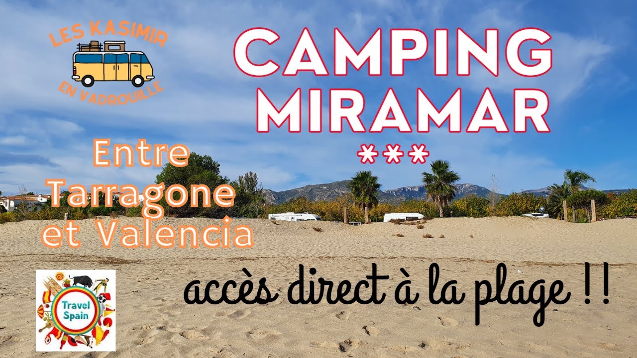 Camping MIRAMAR en Catalogne : la plage à votre porte !