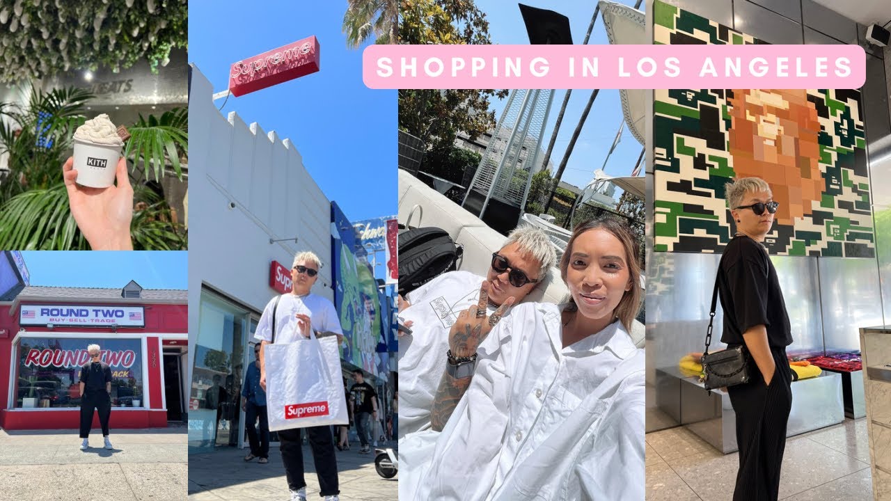 SHOPPING IN LA! SUPREME, KITH, BAPE + MORE!