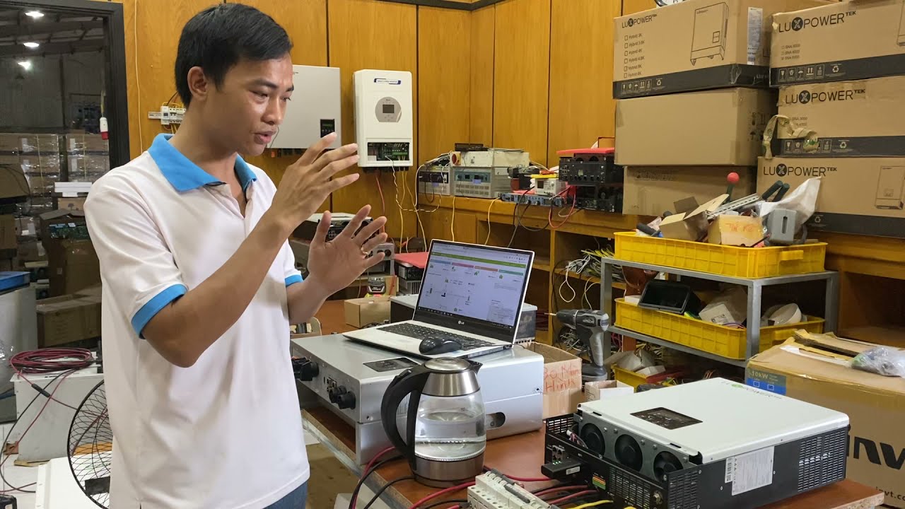 Hướng dẫn kết nối hệ thống Hybrid Luxpower SNA 5000WPV với Máy Phát Điện