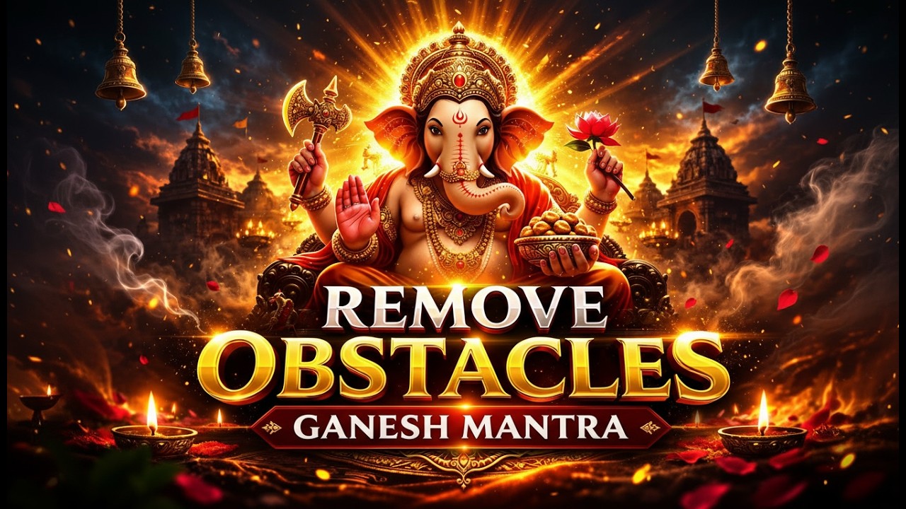 Om Gam Ganapataye Namah | ॐ गं गणपतये नमः | Powerful Ganesh Mantra for Peace & Success