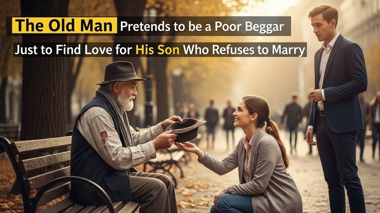 THE OLD MAN PRETEND TO BE A POOR BEGGER JUST FOR A REASON THAT SHOCKED EVERYONE.