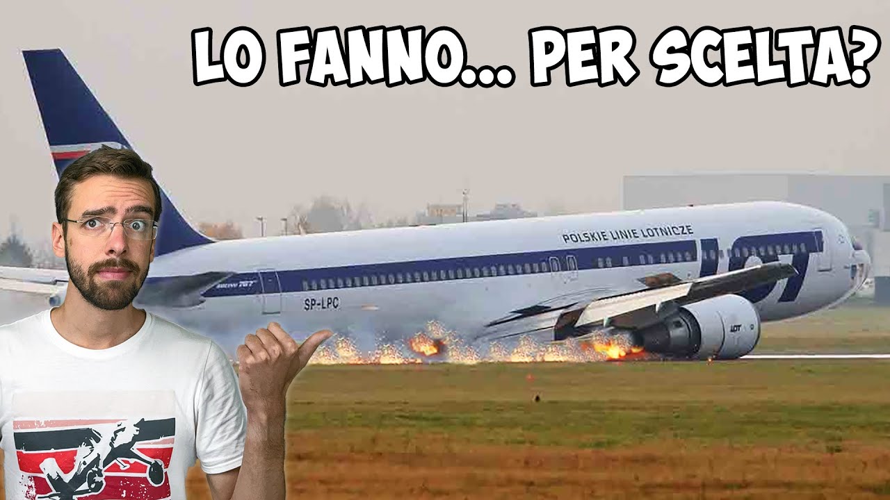 perché gli AEREI atterrano SENZA CARRELLO 😨