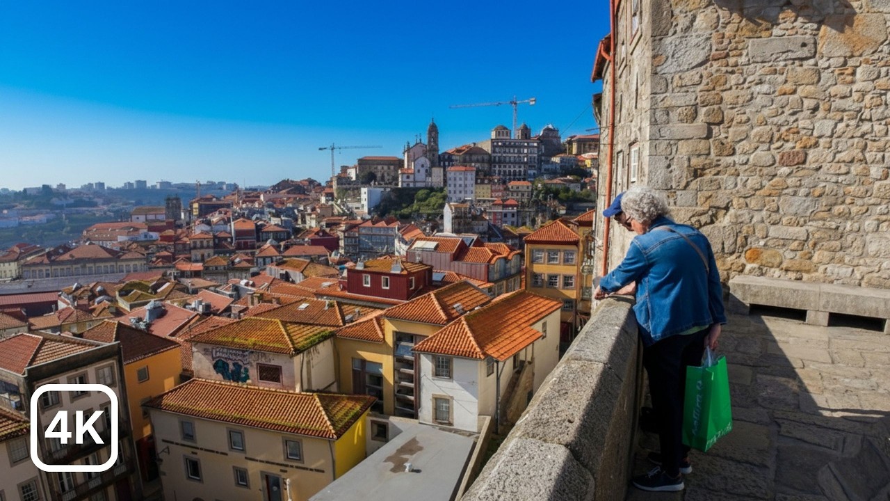 Walking in Porto, Portugal 🇵🇹 | 4K, With Captions