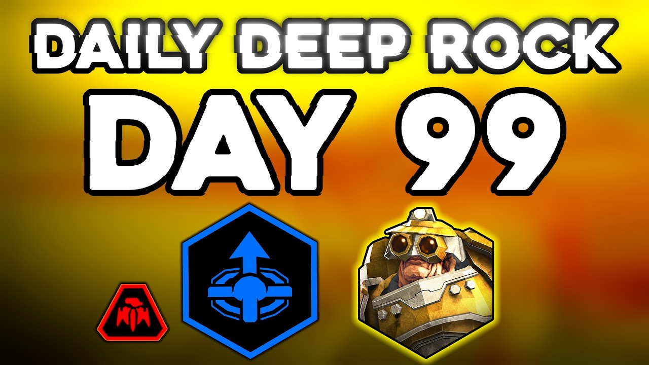 Daily Deep Rock - Day 99 / Driller / On-site Refining / Glacial Strata