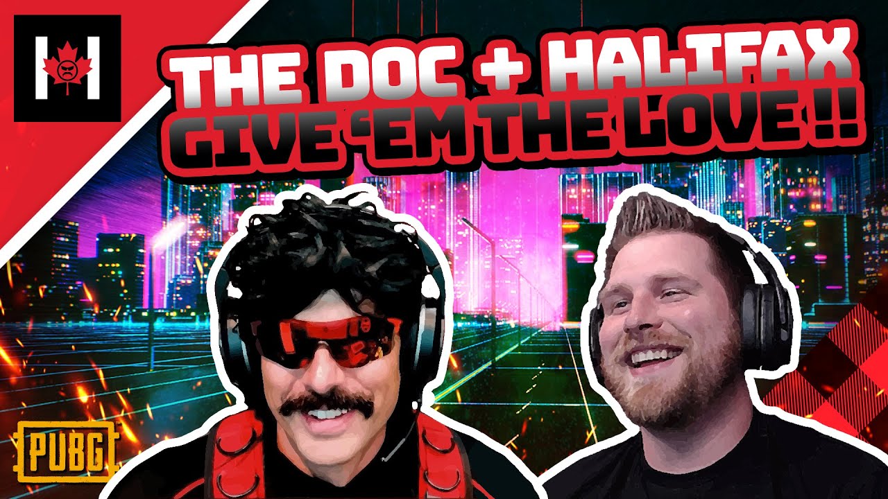 Halifax & DrDisRespect - FIRST REACTION to GIVE 'EM THE LOVE! - 10,000 Subscriber Special!