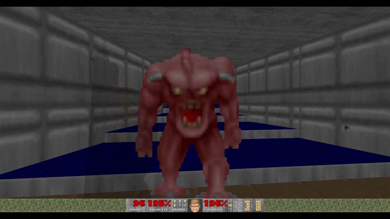 Ultimate Doom (E1M5: Phobos Lab) walkthrough 100% Kills, Secrets and Items (Levels Flipped)