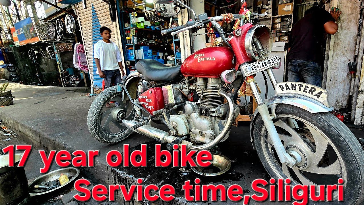 Finally ,I took my Royal Enfield for servicing 