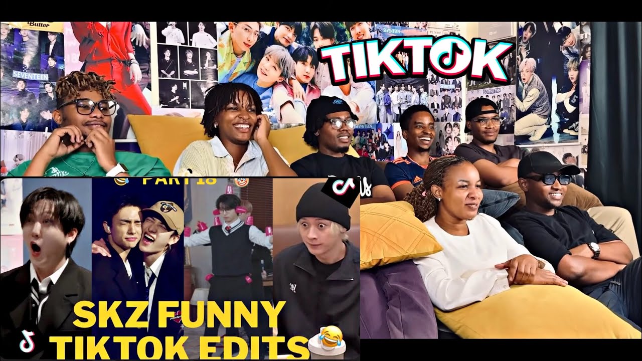 SKZ funny TikTok edits to brighten your day - 30mins long of cursed edits (REACTION)