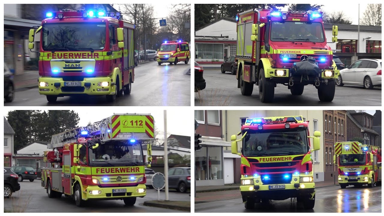 [Sirenenalarm | Anrückende FFler!] Einsatzfahrten BF/FF Ratingen in Lintorf