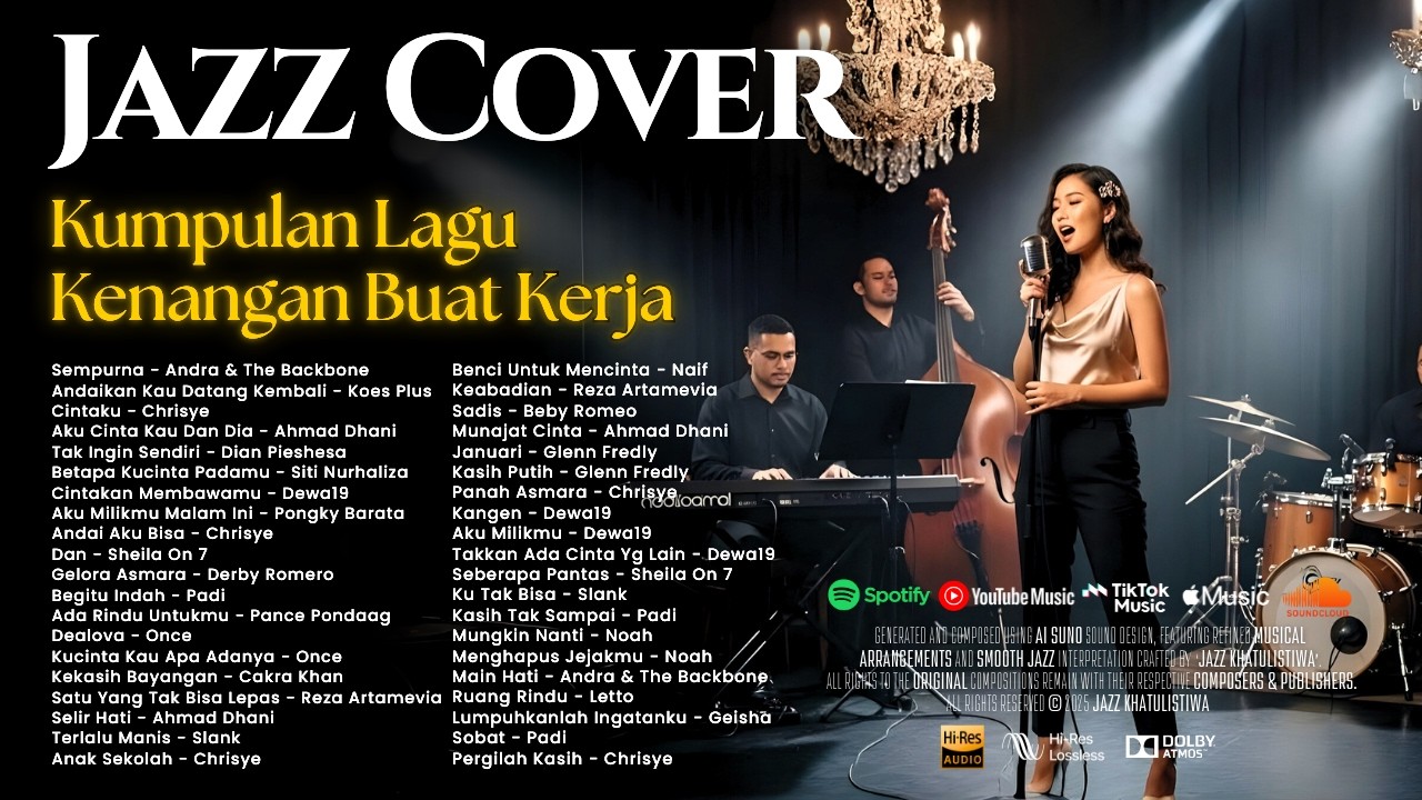 Kumpulan Lagu Nostalgia Terhits - Lagu Pop Santai Nostalgia | Smooth Jazz Cover by JAZZ KHATULISTIWA