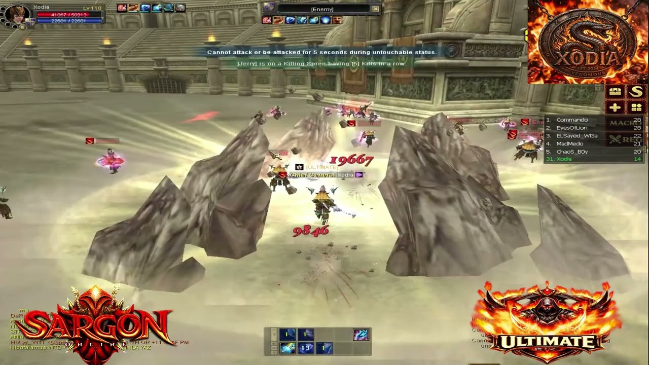 Sargon On Fire Survival Solo on Fire