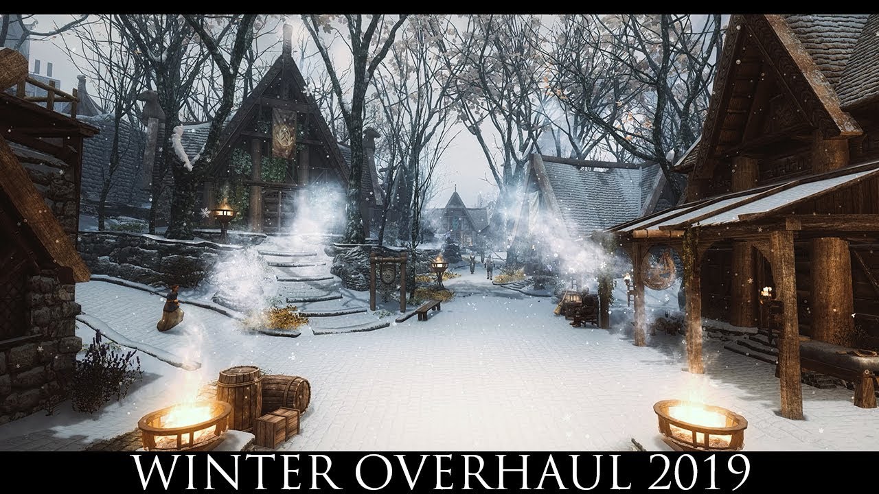 TES V - Skyrim Mods: Winter Overhaul 2019
