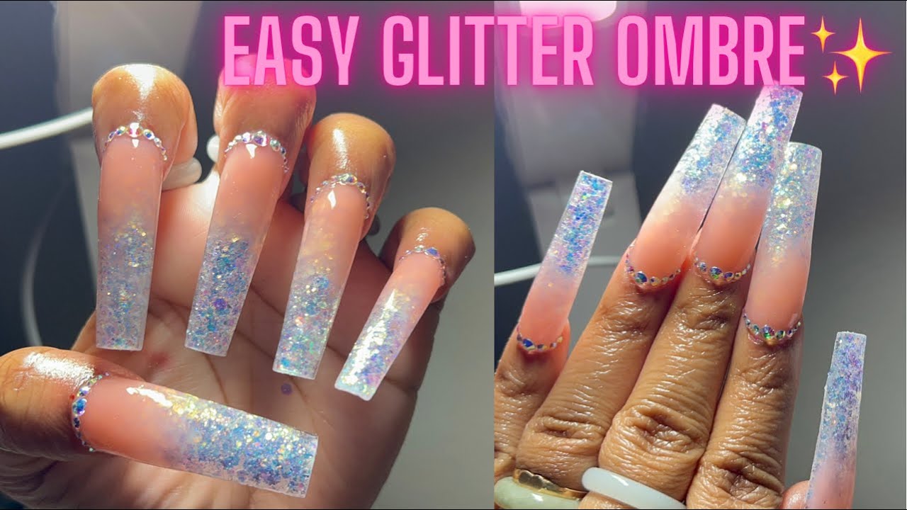 Easy Glitter Ombre for Beginners | Lazy Girl Method