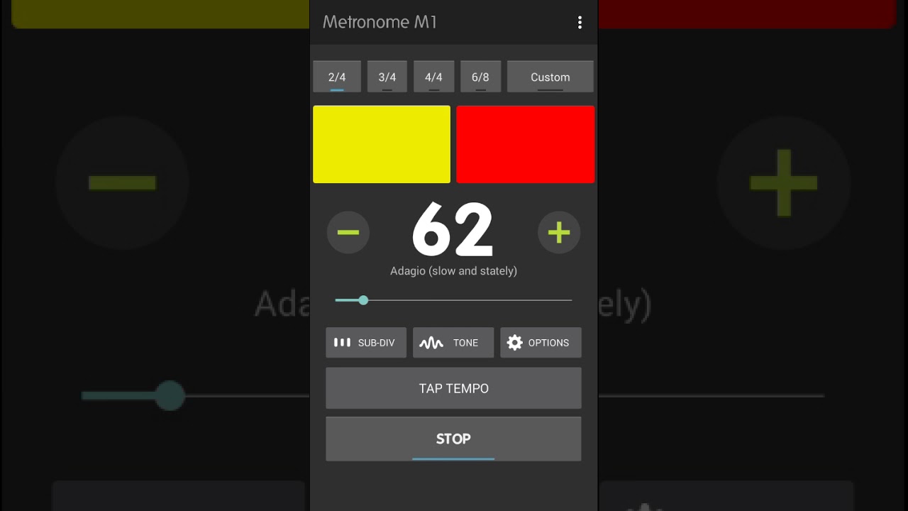 Metronome M1 - Un metrónomo gratis para android