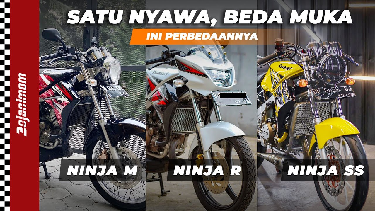 PERBEDAAN NINJA SS DAN NINJA R serta NINJA M | sejarah ninja 2 tak di indonesia