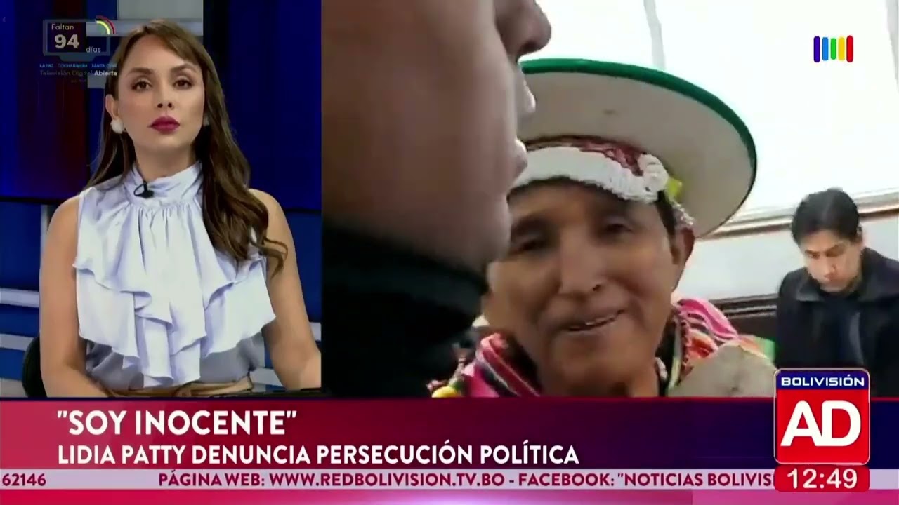 Lidia Patty denuncia persecución política y afirma que es inocente