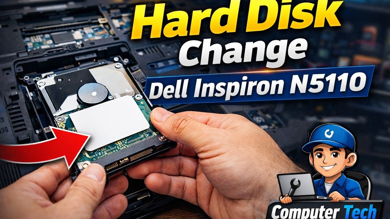 How to change hardis Dell inspiron N5110