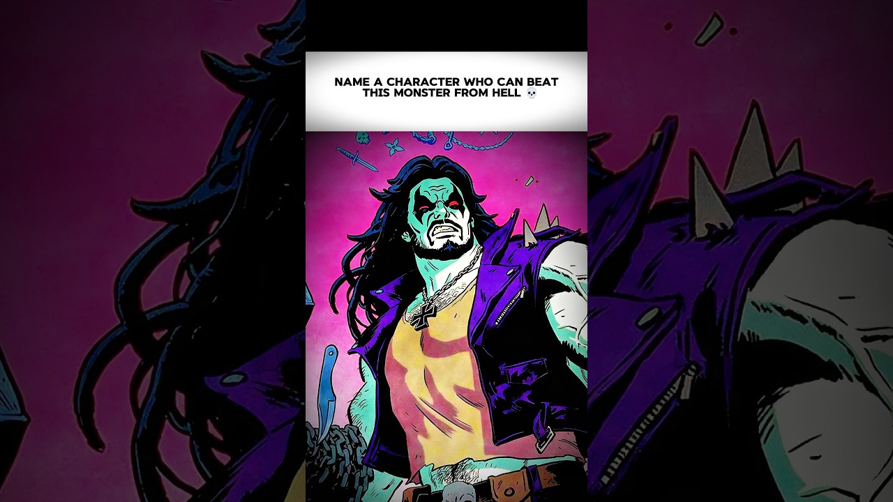 Who can beat this Monster from Hell?💀#dc#comics#lobo#evil #keepmovingforward#funny #fun#memes#shorts