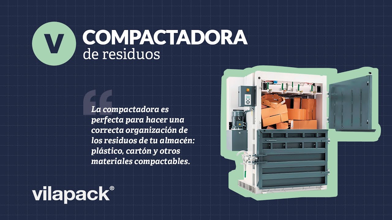 Compactadora de plástico y cartón | Prensa HSM V Press  | Vilapack®