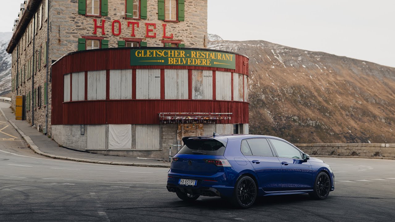 DRIVING the Golf R Mk8.5 on the EPIC Furka Pass | Swiss Alps Experience 🇨🇭