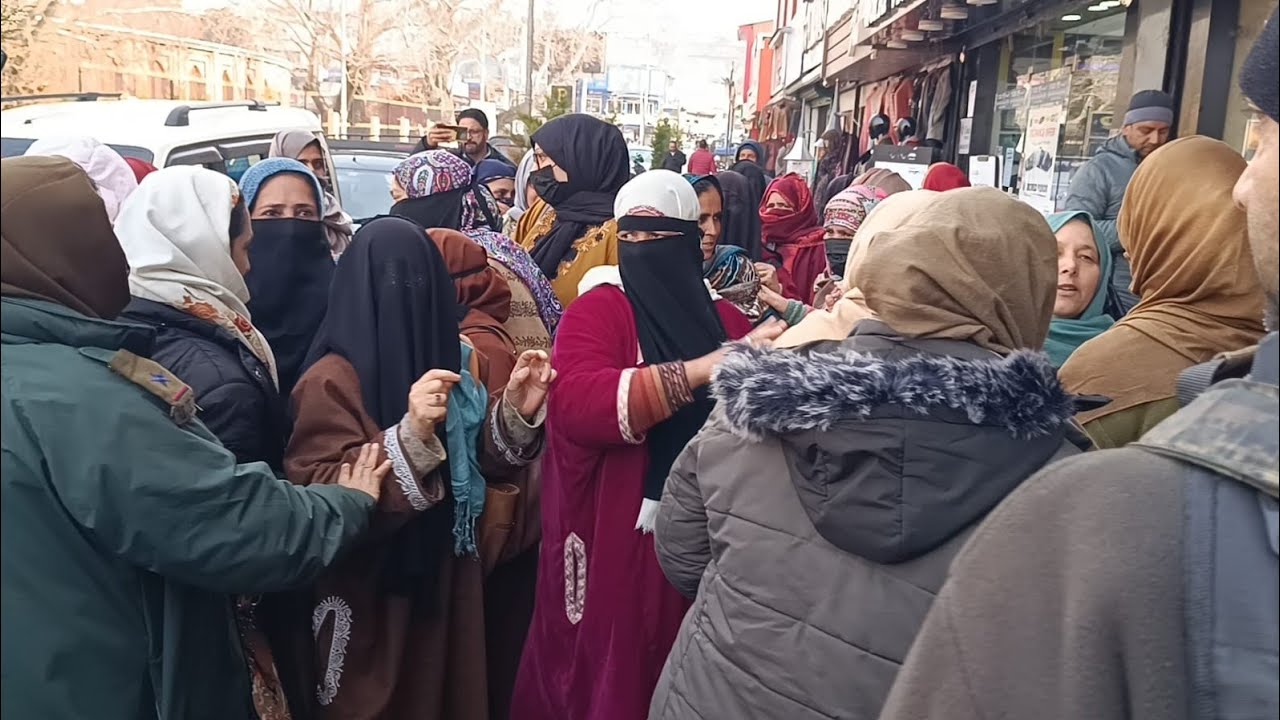 Anganwadi workers and helpers stage protest, demanding an increase in honorarium, pension coverage