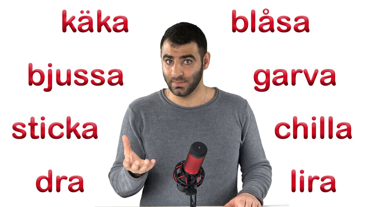 Prata som en svensk (svenska vardagsord ”slang”) del 1