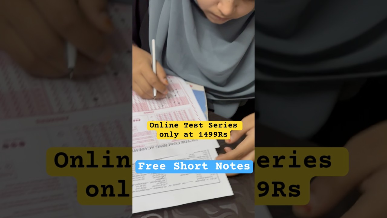 Test Series with Free Short Notes 7017868092 #jamiamilliaislamia #neet #amubsc #shortvideo