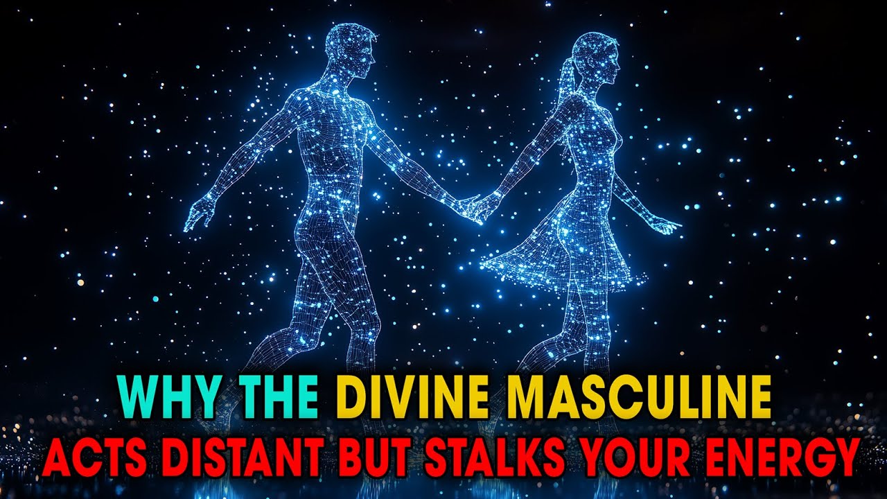 Why the Divine Masculine Acts DISTANT But Stalks Your Energy | Spiritual Universe
