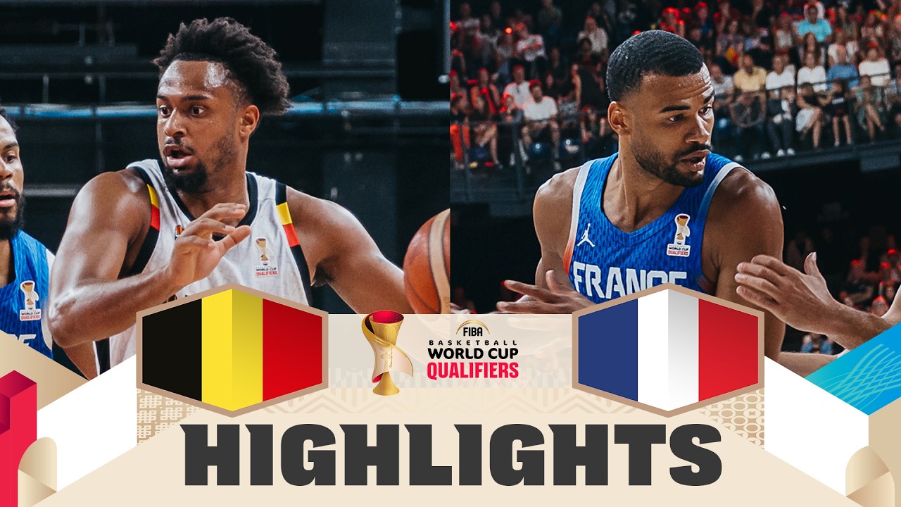 Belgium 🇧🇪 v France 🇫🇷 | Highlights | FIBA Basketball World Cup 2027 European Qualifiers