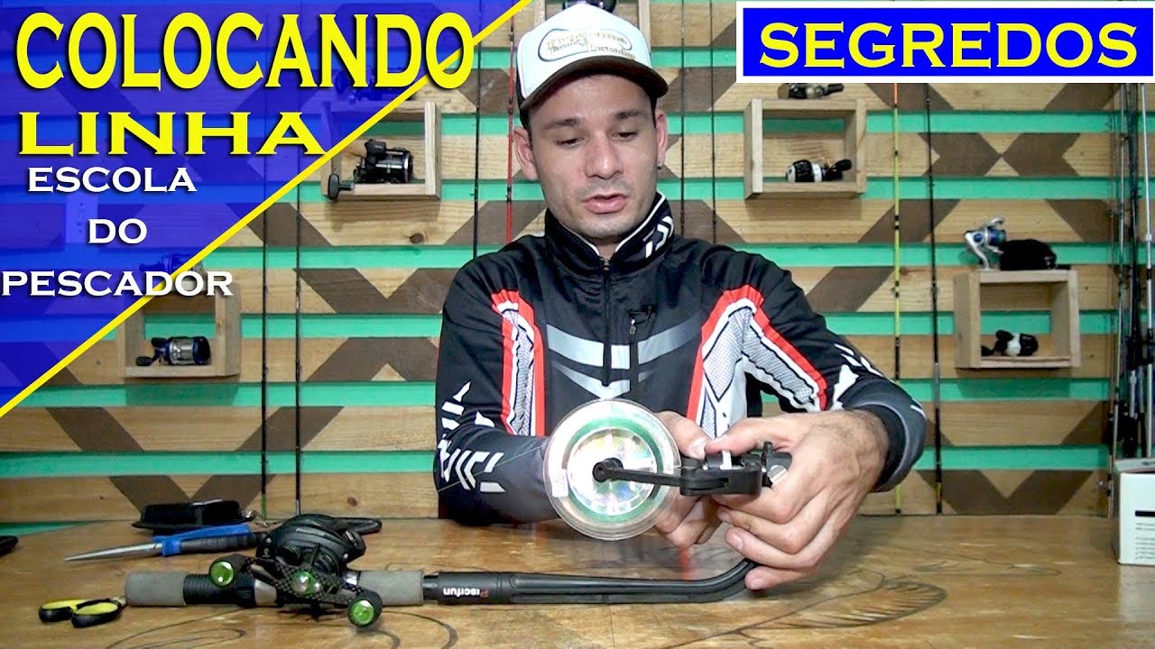 ✔ COLOCANDO LINHA NA CARRETILHA DE FORMA CORRETA - SEGREDOS!