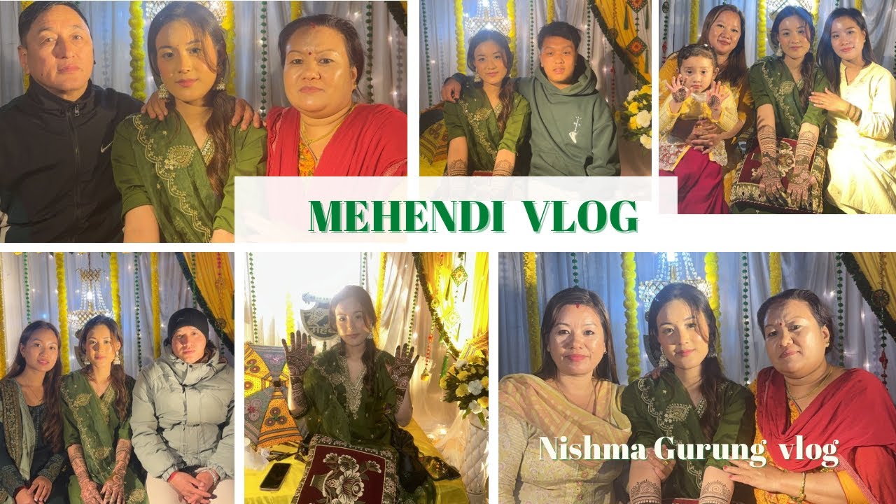My Sister's Mehendi Ceremony ❤️ #sisterwedding