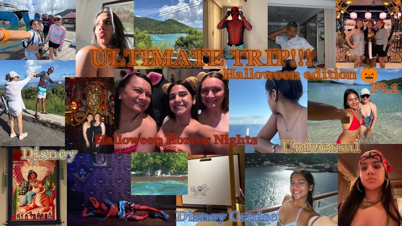 THE ULTIMATE TRIP! | DISNEY, UNIVERSAL, HALLOWEEN HORROR NIGHTS, DISNEY CRUISE [HALLOWEEN EDITION 🎃]