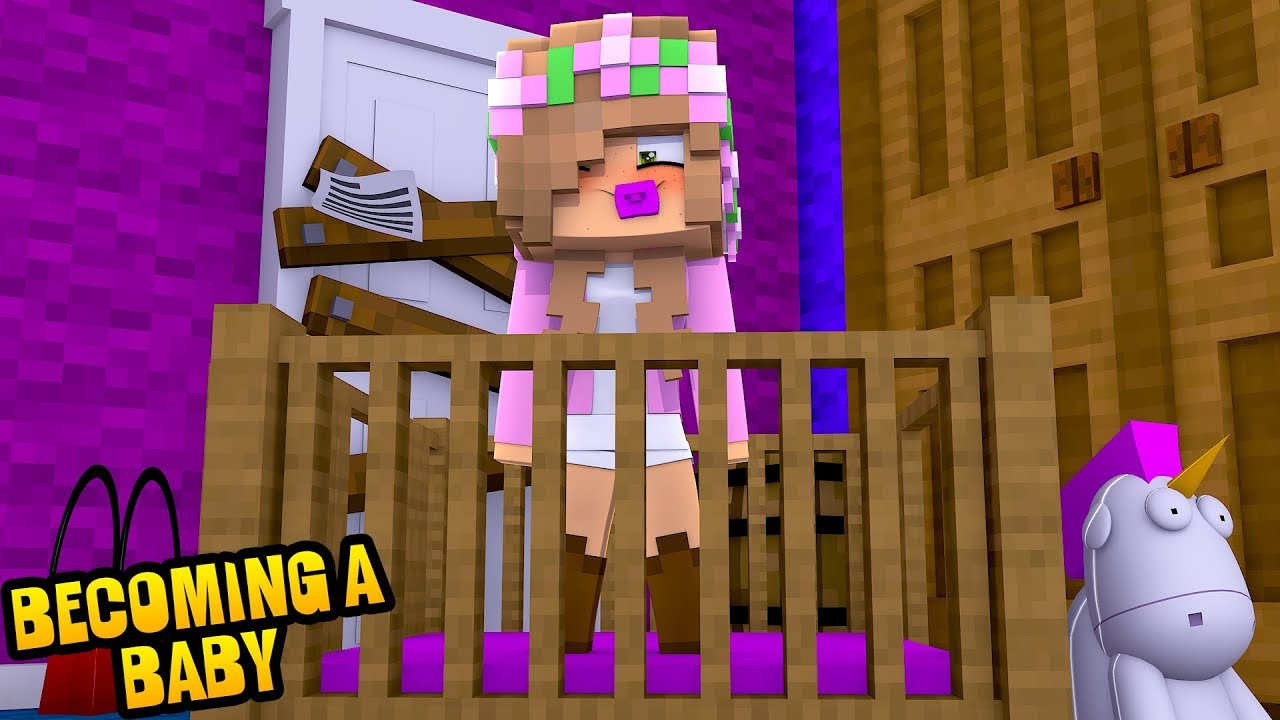 LITTLE KELLY BECOMES A BABY! | Minecraft Little Kelly