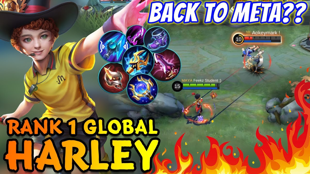 Harley Back to Meta?? Harley Build 2021 | Gameplay Top 1 Global Harley - Mobile Legends
