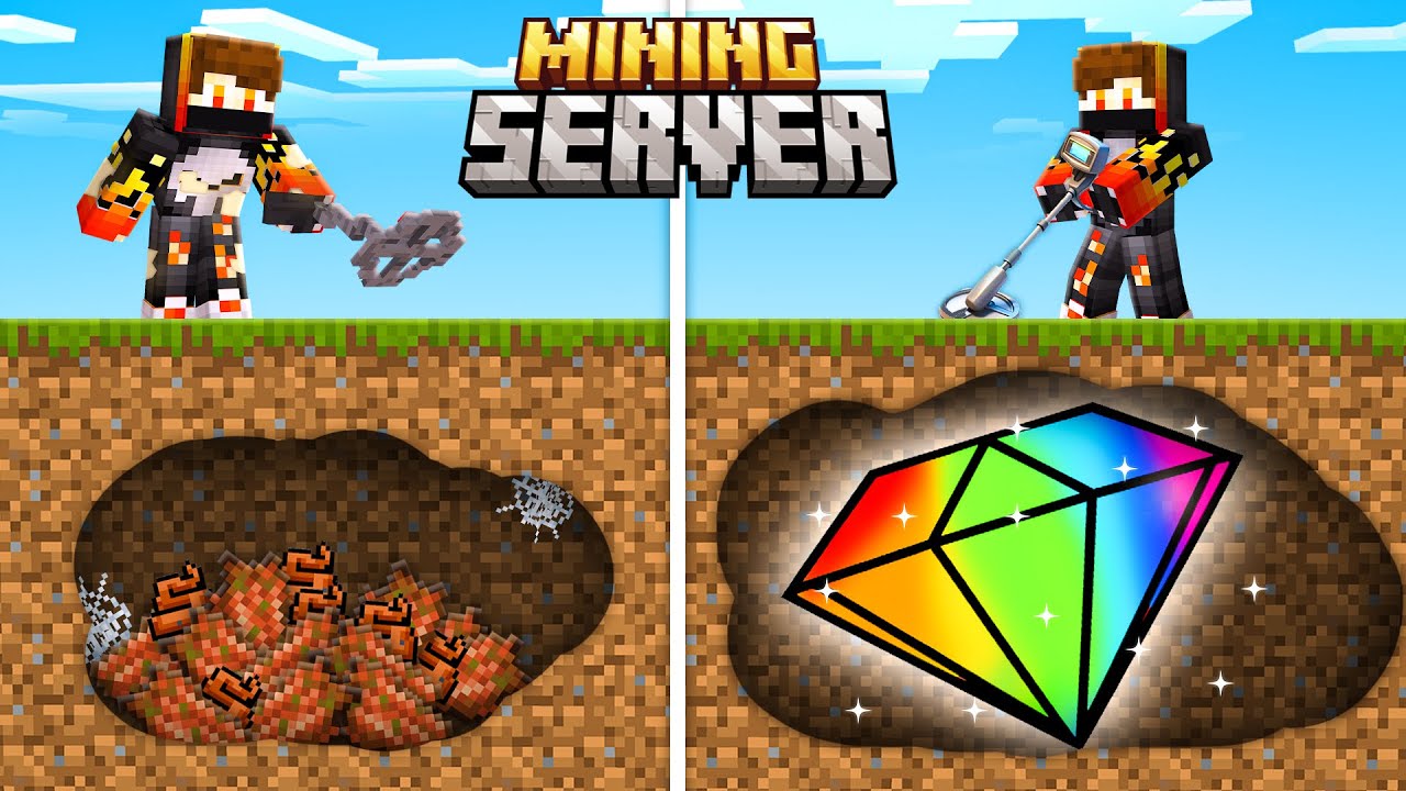 I USED METAL DETECTOR IN MINING SERVER !!!!