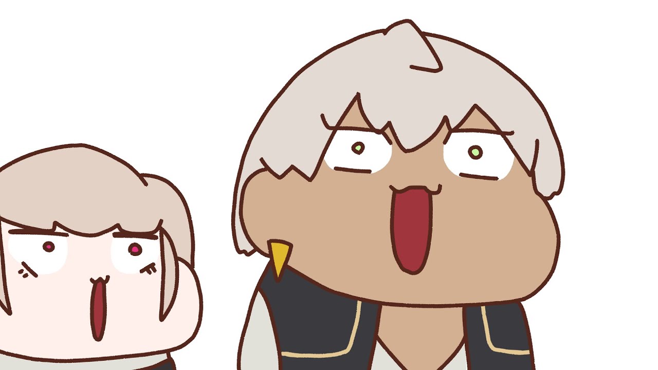 【手描き】ツイートに難ありの二人【葛葉＆エクス・アルビオ＆不破湊＆イブラヒム＆魔界ノりりむ】