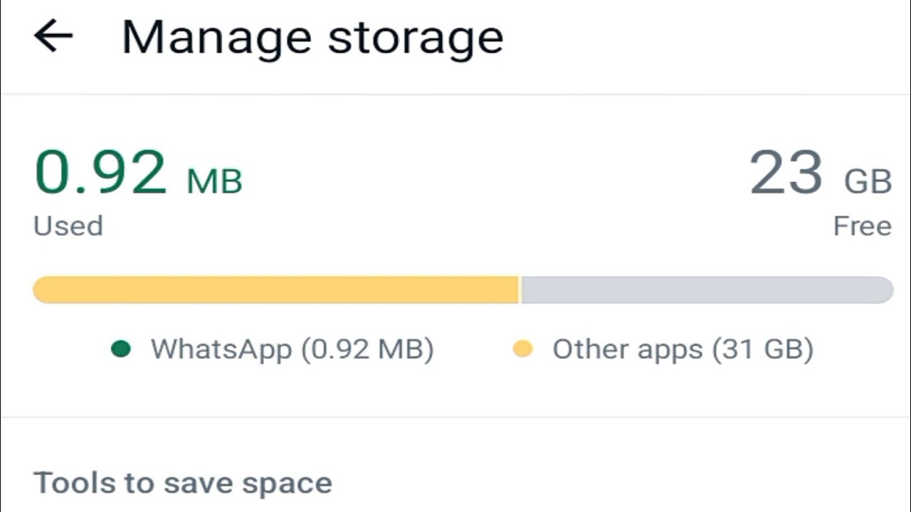 how to delete junk files on whatsapp
