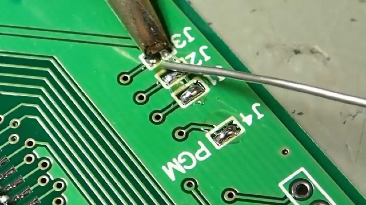 Moving the solder jumpers on NIStune boards